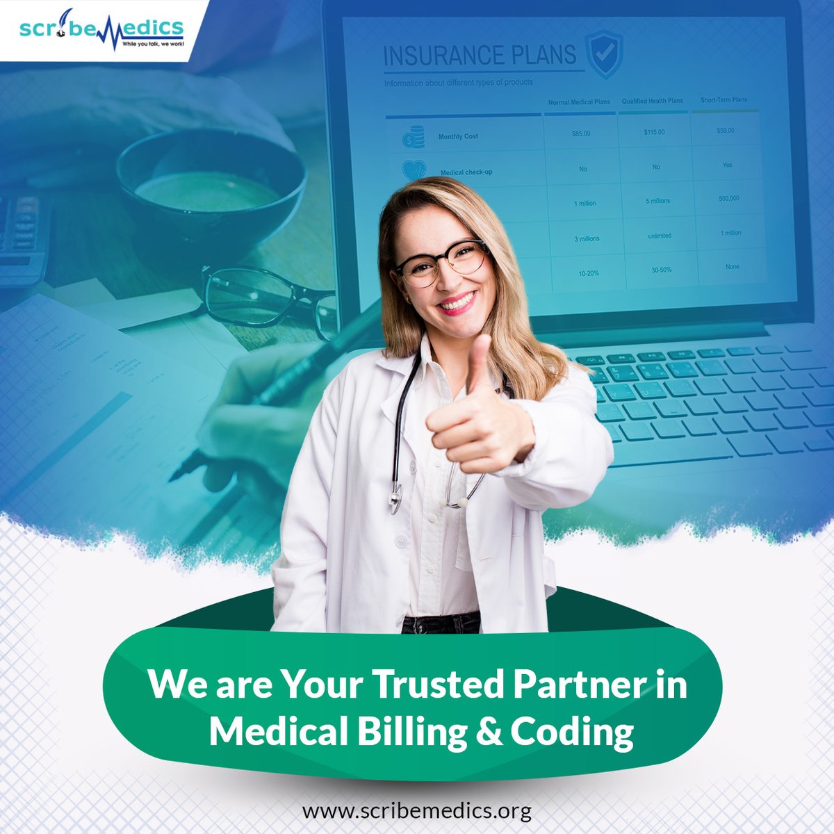 scribemedicsllc's tweet photo. Medical billing and coding are crucial for healthcare reimbursement but can be intricate and challenging.
To know more about medical billing and coding, check https://t.co/EVGlFshKhz
#ScribeMedics #Scribing #BillingInsights #CodingMatters #ScribeMedicsExpertise https://t.co/TadEPaYOgo