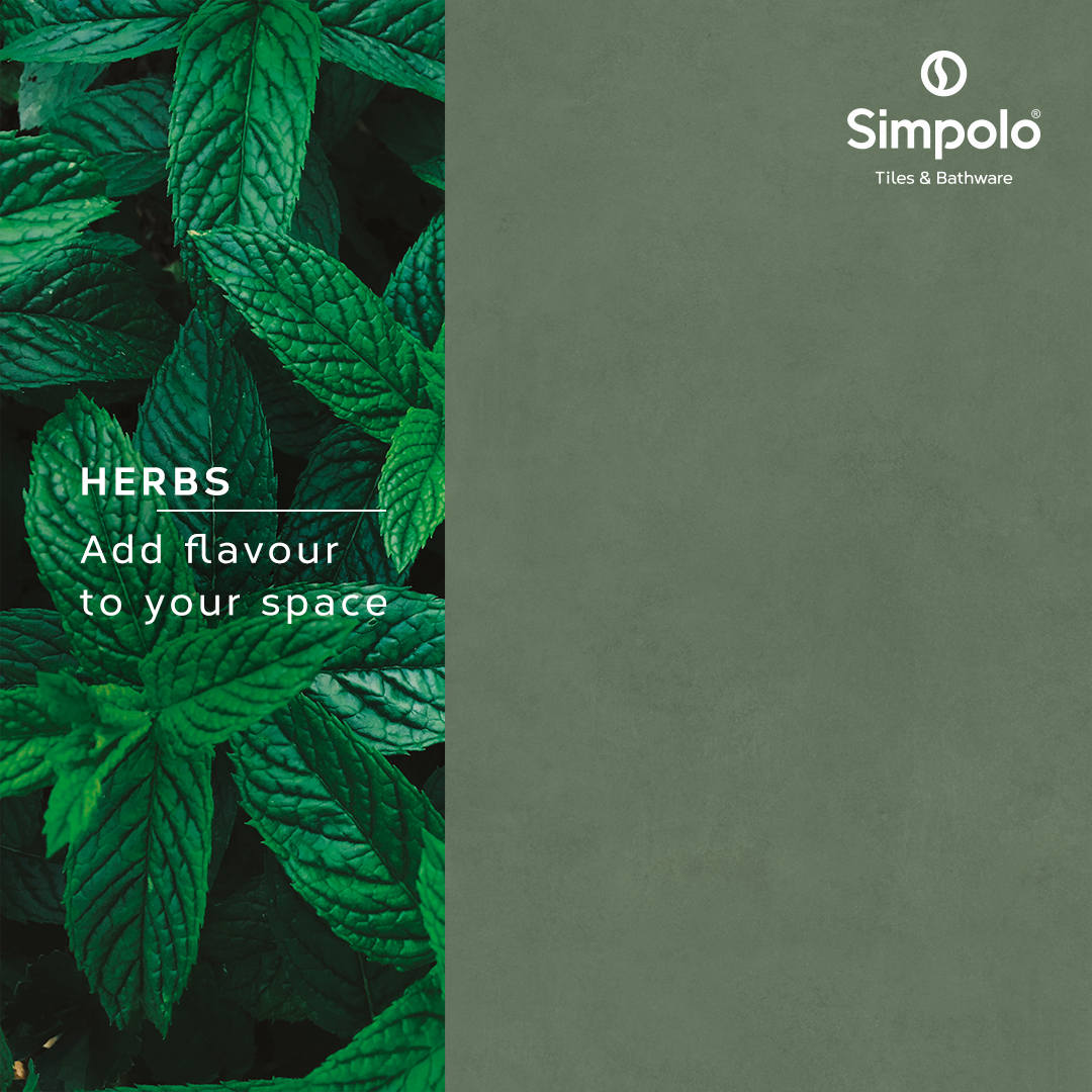 simpoloceramics's tweet photo. Adding a dash of freshness with the color of green herbs now bring nature indoors.
#SimpoloTilesandBathware #SimpoloCollection #TilesCollection #TilesPattern #HomeDecor #SpectraCollection https://t.co/HPVNQI5sfJ