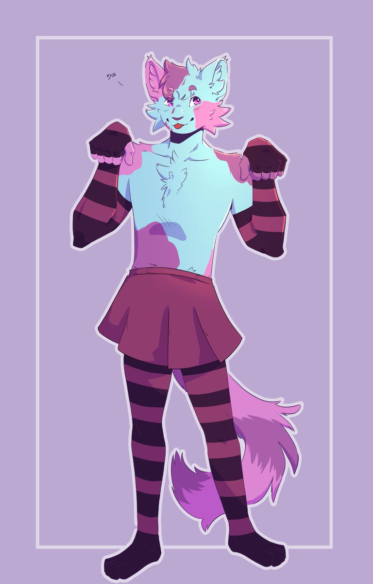 PowerFurrr's tweet image. Another new pinned
Sexuality: Gay
Age: 17
United States furry lol
I’m part of multiple fandoms like Ark, terraria, somewhat Fortnite, Undertale, OneShot, etc.
Single :3
Rarely makes art
Male and ESPECIALLY femboy
He/they
Cats and foxes are adorable
Here’s my oc!