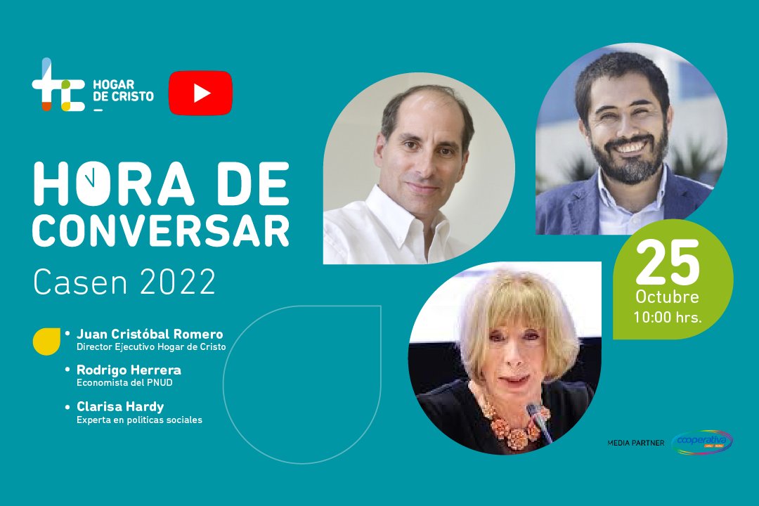 PNUDChile's tweet photo. 📉 Hoy desde las 10 am | Rodrigo Herrera, economista y Jefe del Área de Reducción de Pobreza y Desarrollo Inclusivo PNUD, formará parte del panel de #HoraDeConversar @Hdecristo.
Perspectivas y análisis sobre #Casen2022 y más.
@Cooperativa
📡 Streaming: https://t.co/wNGooHhlou https://t.co/3DDoyxG1vq