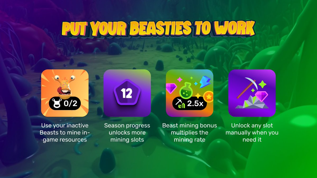 Luck Mining is LIVE 🍀

Put those extra Beasties to work! ⛏️

Are you ready to mine some Luck ?