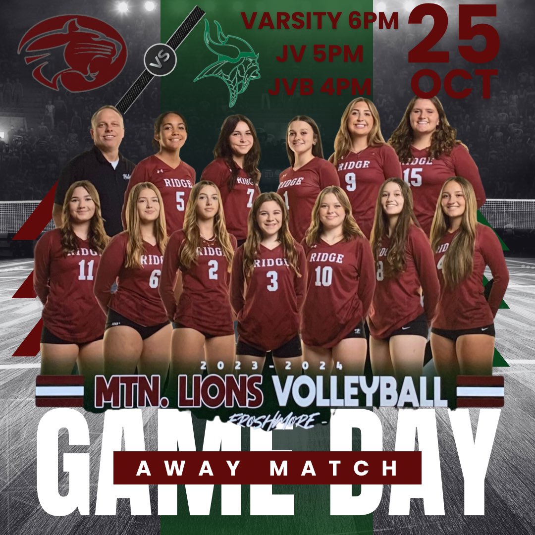Our final match of the regular season!! We head to Sunnyslope today to finish up some great seasons on all 3 levels! Let’s finish strong!!!