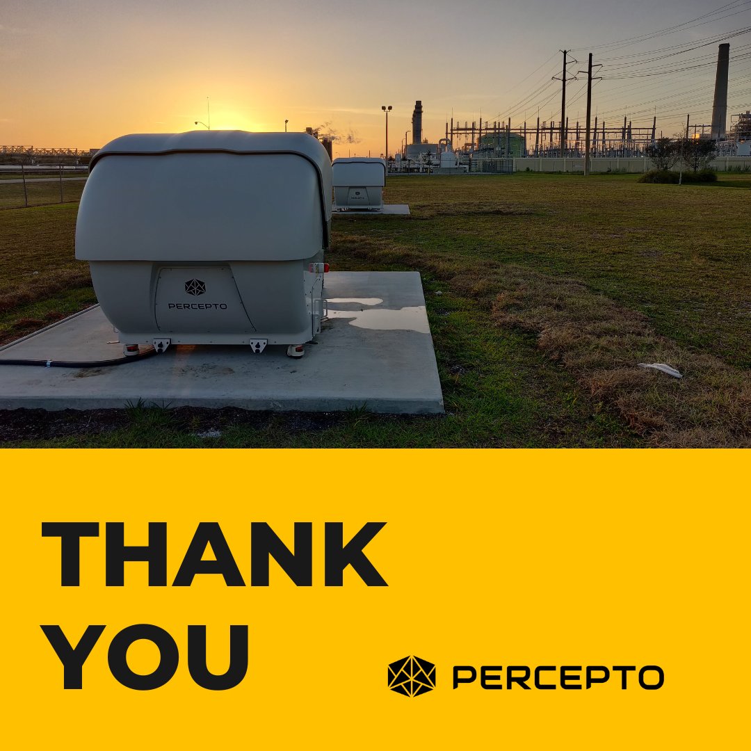 Before we get back to business as “usual” here, we’d like to thank our incredible customers for their support throughout the past few weeks. We’d also like to extend a huge thank you to the Percepto team, who have been working tirelessly to support our ongoing operations.