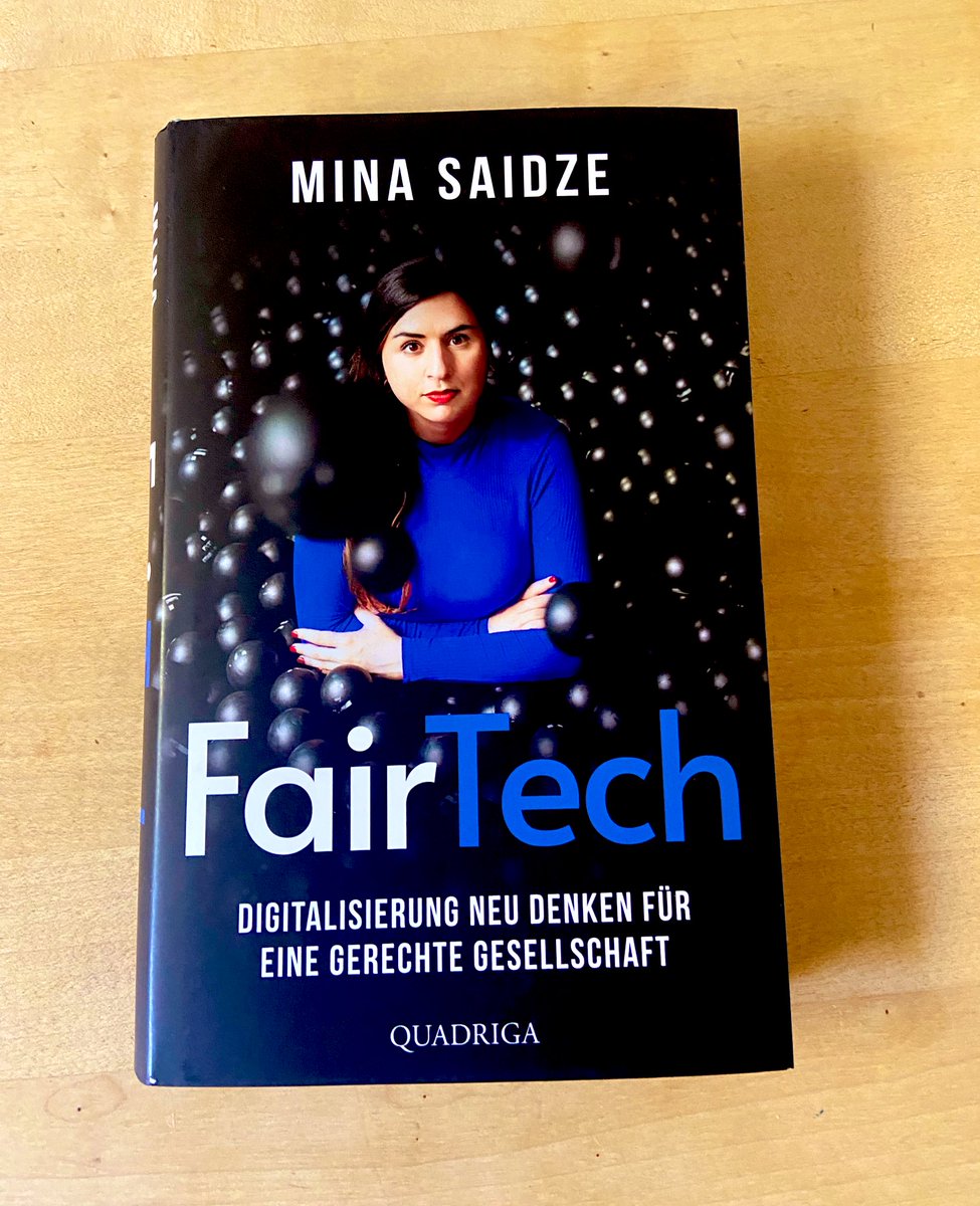 Auf die Gedanken im Buch #Fairtech von <a href="/minasaidze/">Mina Saidze</a> bin ich sehr gespannt. Über einen Austausch zum Thema freue ich mich!