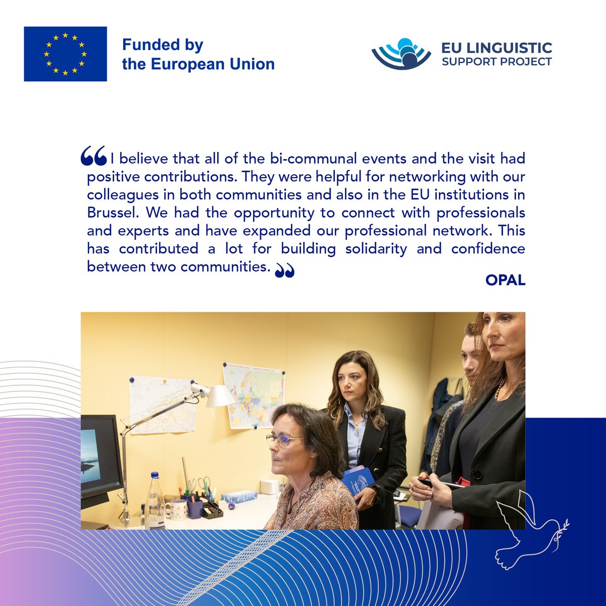 EU_LLP's tweet photo. #BuildingBridges #LanguageBuildsBridges #StrongerTogether #ThrowbacktoBrusselsVisit https://t.co/1y4VLInnPU