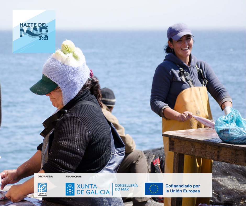 haztedelmar's tweet photo. La pesca es una actividad esencial para nuestra sociedad, siendo el relevo generacional un gran problema actualmente para la flota pesquera. ¡Fórmate y #HaztedelMar! 🐟🌊

(Acción patrocinada por Xunta de Galicia y el #FEMPA)

#OPPF4 #Formación #Empleo https://t.co/h0IqkLqgx0