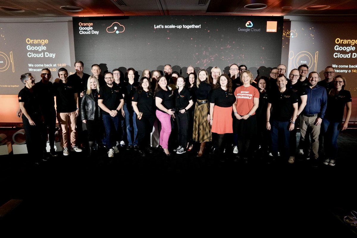 Google Cloud Day in <a href="/Orange_Polska/">Orange Polska</a>. We're sharing best practices and discuss the future possibilities of #data, #cloud &amp; the magic of #AI. Thank you <a href="/mno_jl/">Mari-Noëlle Jégo-L</a> <a href="/MagdaDziewgu/">Magda Dziewguć</a> <a href="/stevejarrett/">Steve Jarrett</a> <a href="/behshad_behzadi/">Behshad Behzadi</a> &amp; all the speakers for your insights and experiences. Let's scale up together!