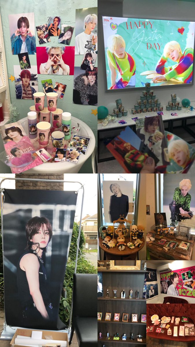 悠太くんのセンイルカフェ巡り1日目行って来ました！
<a href="/BSyutaJP/">Beautiful Soul JP</a> 様 こぐまかぺ
<a href="/event_nana/">nana💜</a>様 こぐまかぺ
<a href="/5STEVA/">5ST</a>様 chu cafe
<a href="/eventforyuta/">YUTA誕生日カフェ</a>様 オレンジペコ
ありがとうございました💚
どちらも本当に素敵な悠太くんをいただけて、どのカフェも夢のような空間でした💖
#NCT127 #YUTA
#中本悠太 #유타