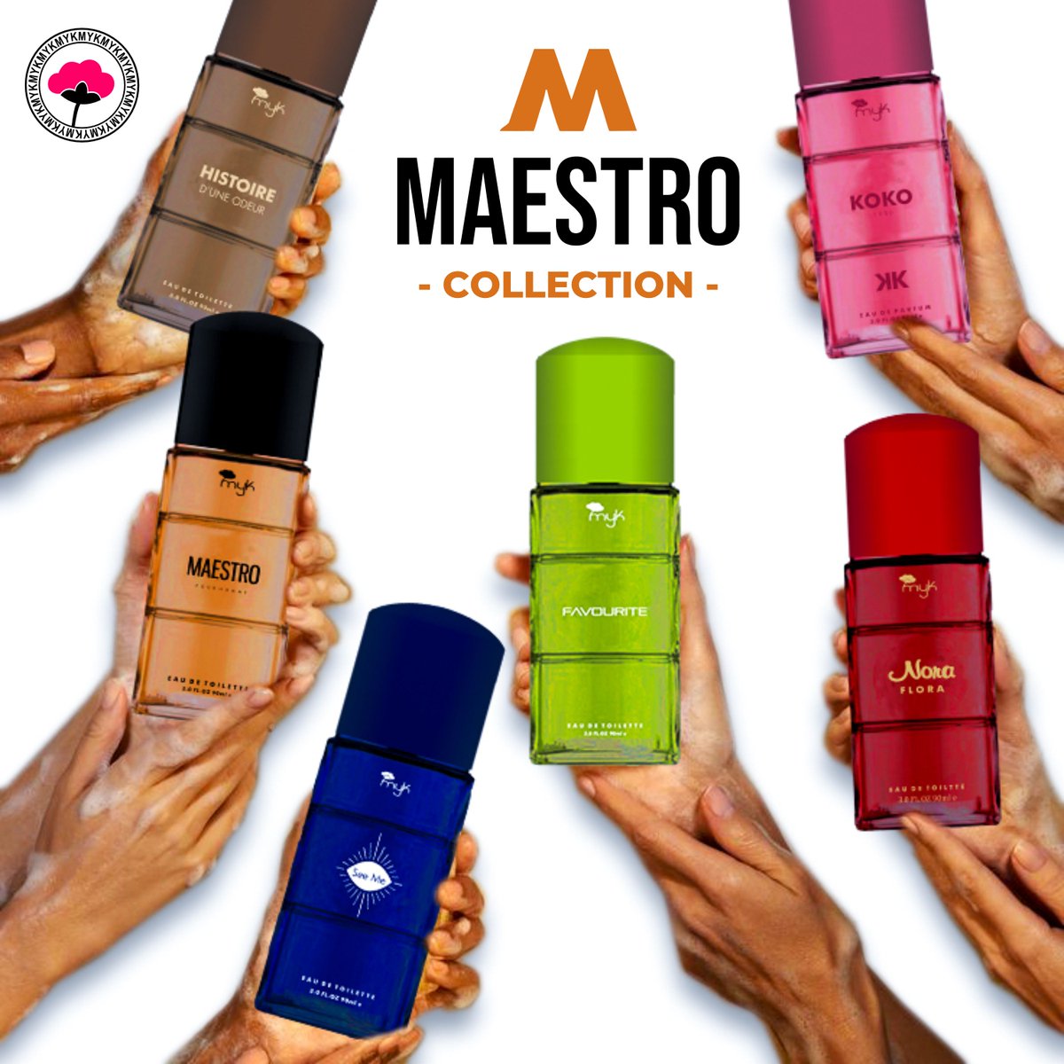 MYKCosmeticsLTD's tweet photo. Introducing the exquisite Maestro Collection perfume, a masterpiece in every spray. 🎨✨ Awaken your senses and leave an unforgettable trail with every step. 🌬️💃 

#MaestroMagic
#ScentedMasterpiece
#PerfumeElegance
#SignatureScent
#EauDeArtistry https://t.co/x5AVCTOCWf