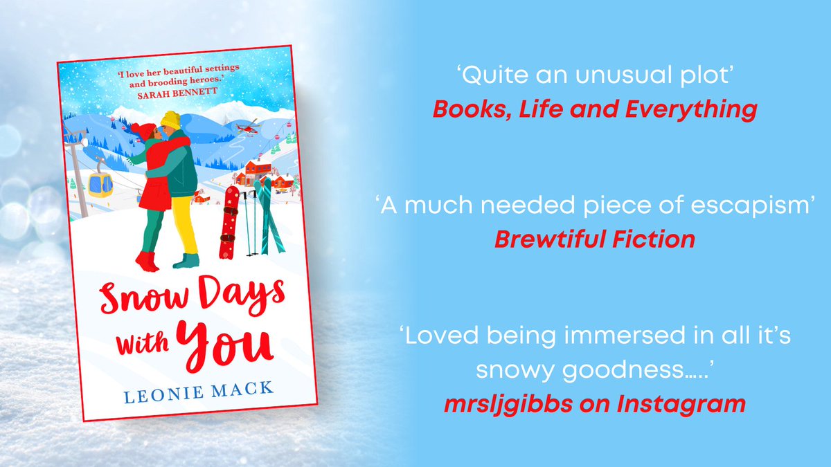 BoldwoodBooks's tweet photo. Thank you to mrsljgibbs, @Brew_Fiction and @bookslifethings for their recent reviews on the #SnowDaysWithYou by @LeonieMAuthor #blogtour.
Pick up a copy today ➡️ https://t.co/eTMByVf45p https://t.co/ItAP5Pv6J8
