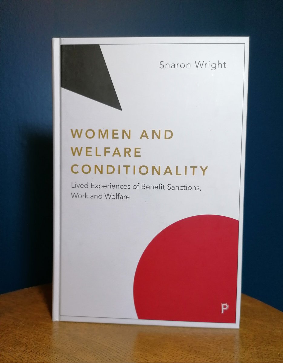 I always wanted to write a book and here it is!!! Women and Welfare Conditionality shows how women's lives are shaped by work and welfare laws past and present. Benefit sanctions don't work but do huge harm to women and children. @policypress @UofGUrbStudies @UofGlasgow