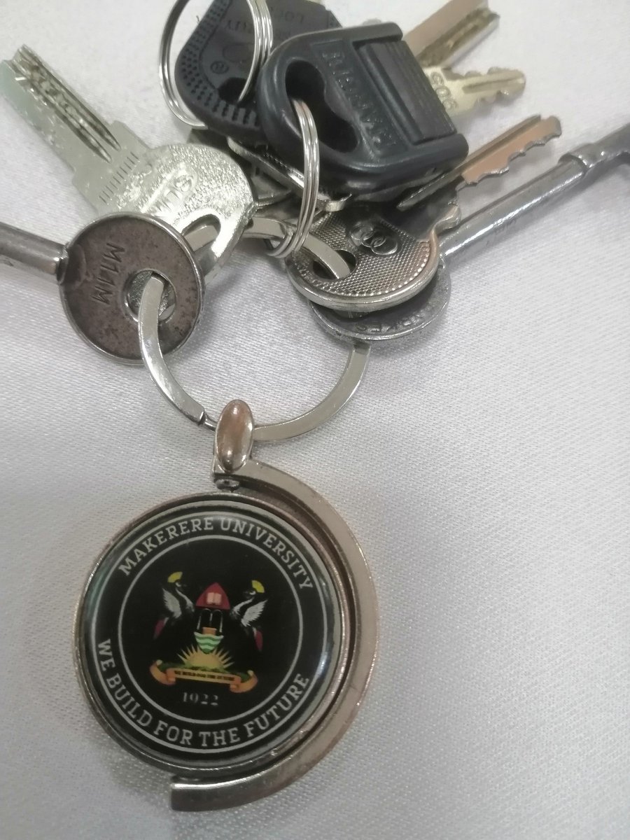 Spent 3years now with this key holder. Let's get more of such durable products from @MakSouvenirShop at Frank Kalimuzo Central Teaching Facility ground floor @Makerere. Proceeds go to @MakEndowmentFnd to support research and other development projects.