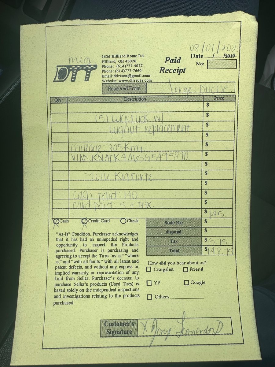 duchejorge's tweet photo. @Valvoline 1660 Hilliard Rome Rd
Columbus, OH  43026
Estados Unidos This store broke my lug nuts during a tire rotation and they didn't repair it, they said they would cover the costs and they haven't paid me anything MONTHS LATER https://t.co/6zcFyPxv1x
