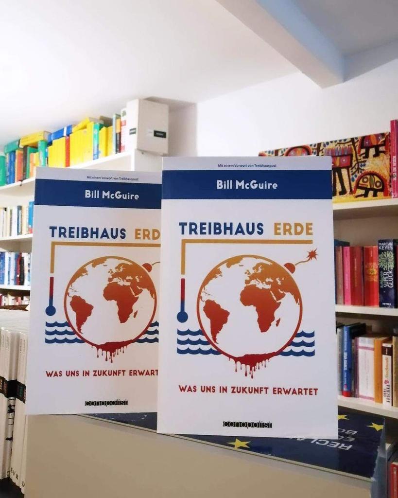 Vielen Dank an <a href="/conopolist/">Conopolist Verlag</a> für diese tolle Spende ☺️
Wir haben diese beiden Exemplare „Treibhaus Erde: was uns in Zukunft erwartet“ von Bill McGuire bekommen 📚
Die Bücher sind ab sofort bei uns im Shop erhältlich!