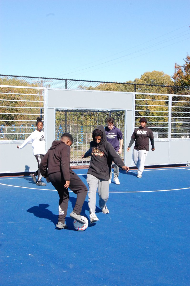 Thanks to the generosity of The DC United Foundation, our new mini-pitch field is providing more activities for our Ramblers! #IAmEastern @dcunitedfoundation @dcunited