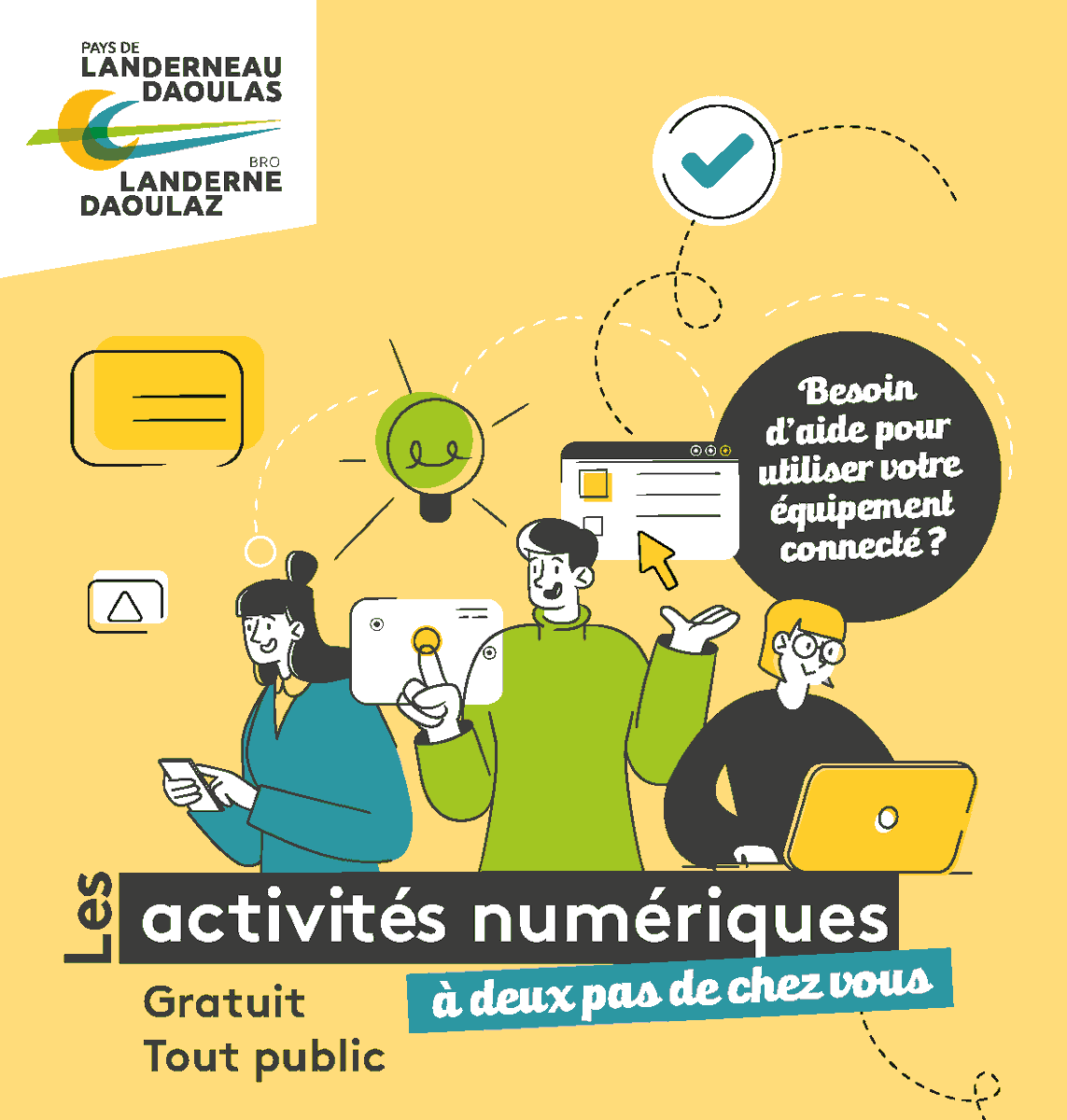 #aidenumérique Notre conseiller numérique poursuitses stages numériques, ateliers éclairs et points d'information public dans nos communes ! 
Toutes les infos sur 👉ow.ly/Sn0f50PJnPm
#CAPLD #paysdelanderneaudaoulas