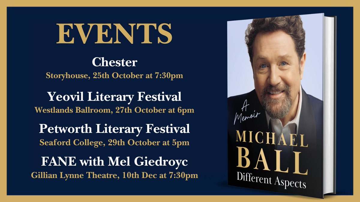 Michael Ball OBE💙 tweet media