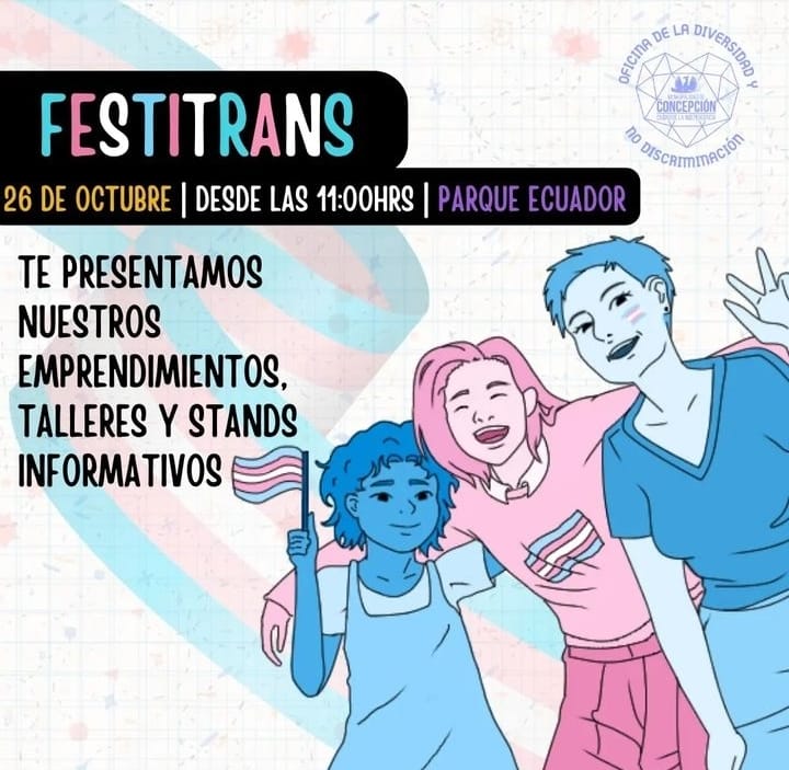 TallerLaLoica's tweet photo. Este jueves 26 estaré en el Parque Ecuador de #Concepción en el #FestiTrans feriando ✨🏳️⚧️ Anda a verme! https://t.co/gYDhIqfw2i
