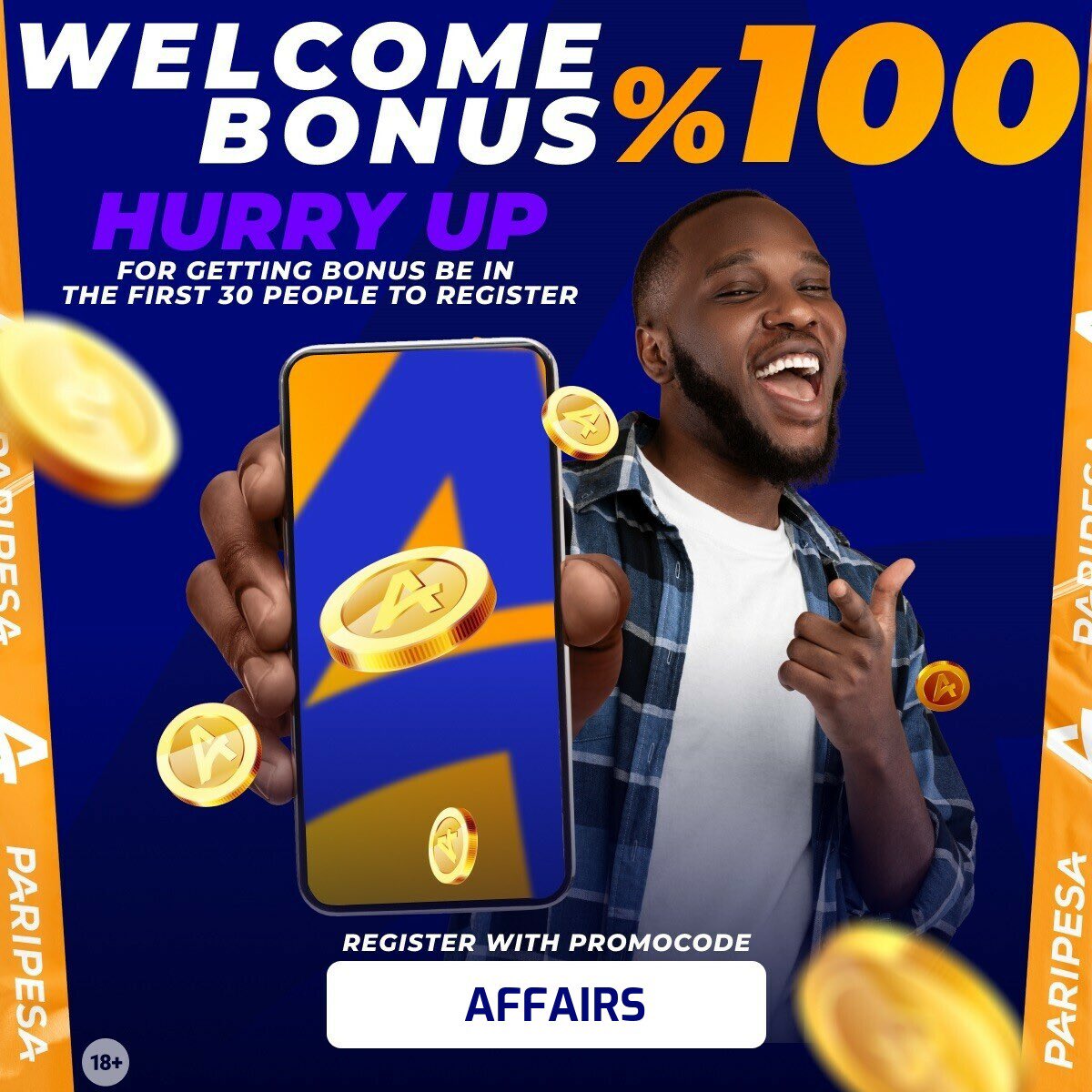 Smart6ix9's tweet photo. TODAYS GAME ON PARIPESA💙🏌🏽‍♂️

Use this link to Register ⬇️ below if you haven’t register yet

https://t.co/4LCsnZxI09
https://t.co/4LCsnZxI09

🚨Promo code: AFFAIRS https://t.co/TJKENw8J4b