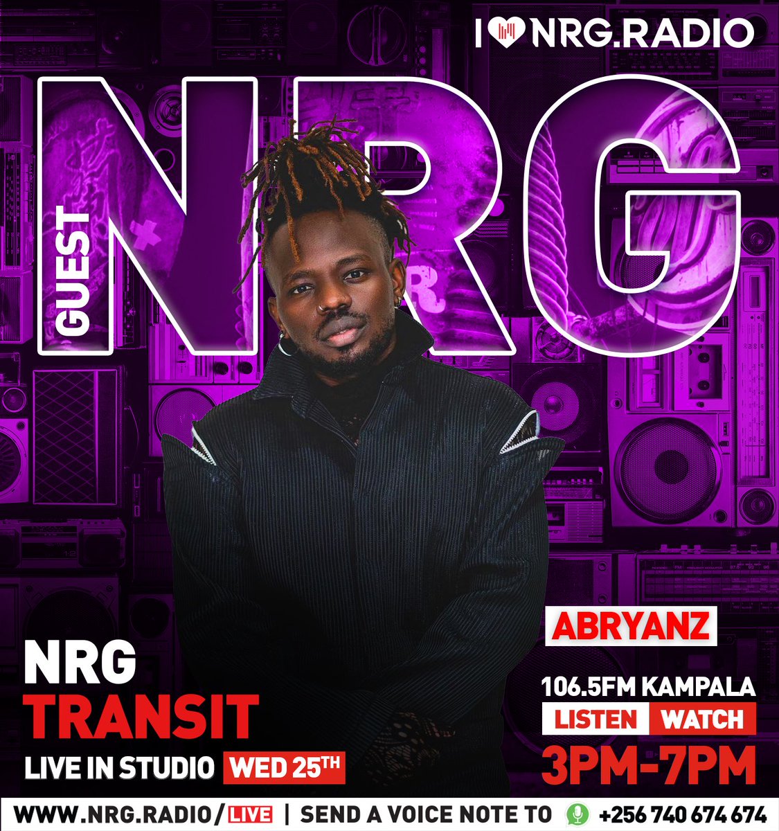 Tune in as @NRGRadioUganda hosts @AbryanzOfficial ahead of the Black Excellence event this Sunday. #10yearsofAbryanz