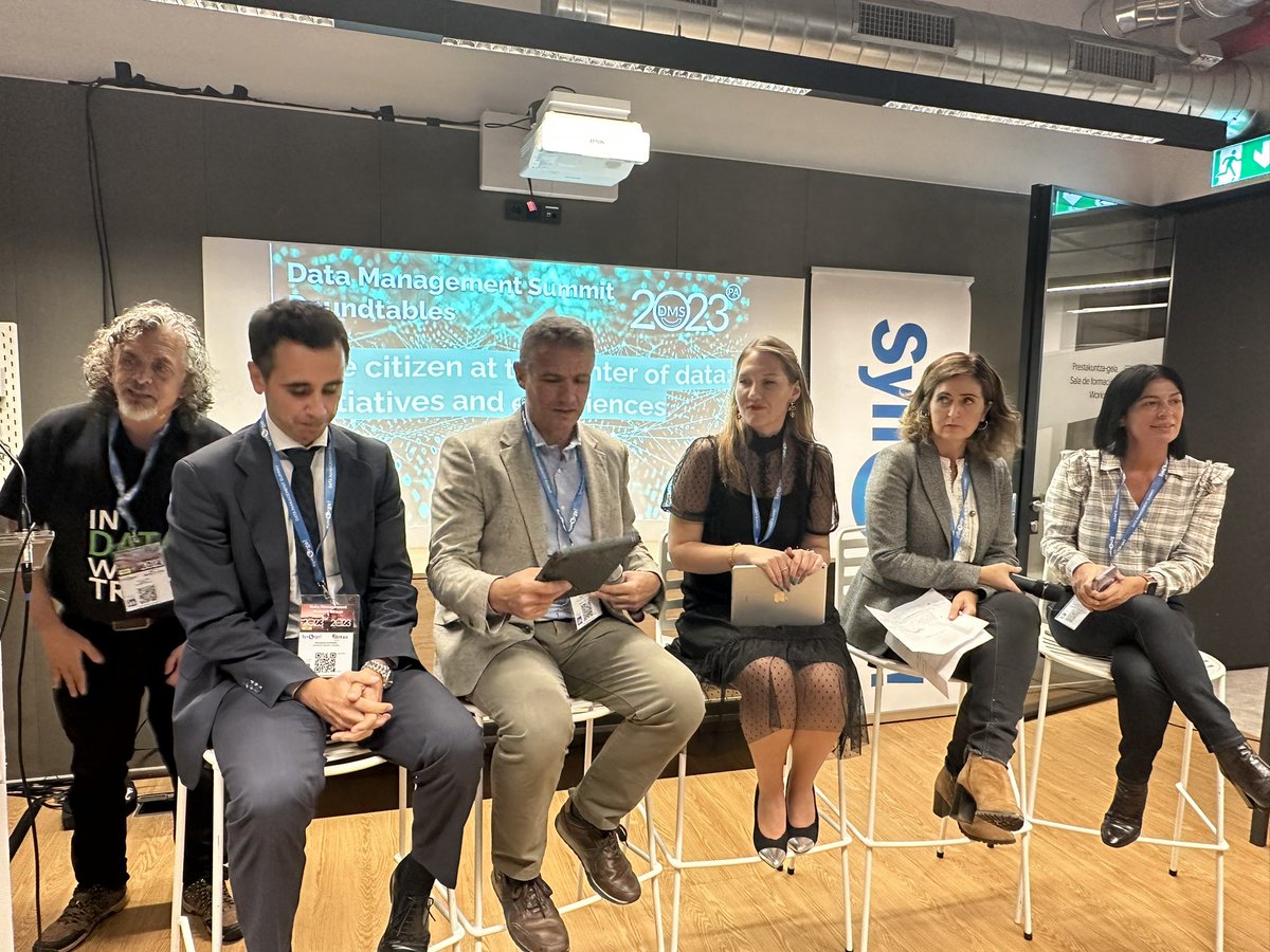 MtzGra's tweet photo. Mesa redonda sobre “La ciudadanía en el centro del dato” con participación de Nerea Sevilla @lanbideejgv en la Data Management Summit sobre Administraciones Públicas https://t.co/HOAR4iFhNQ