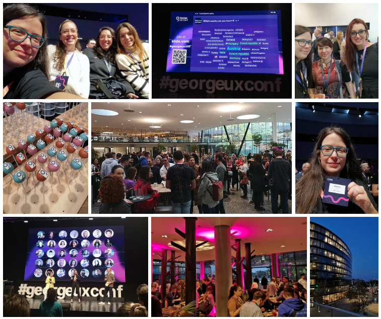krisztaszerovay's tweet photo. I shared my key takeaways &amp; sketchnotes from the George UX Conference @myGeorgeWorld that happened last week in Vienna in a detailed article (thanks for publishing it @uxdesigncc :) ) 

📰https://t.co/B3RJXuTLDD

Here are my 12 highlights from the talks 🧵

#uxconf #georgeuxconf https://t.co/jlIT1Jo39n
