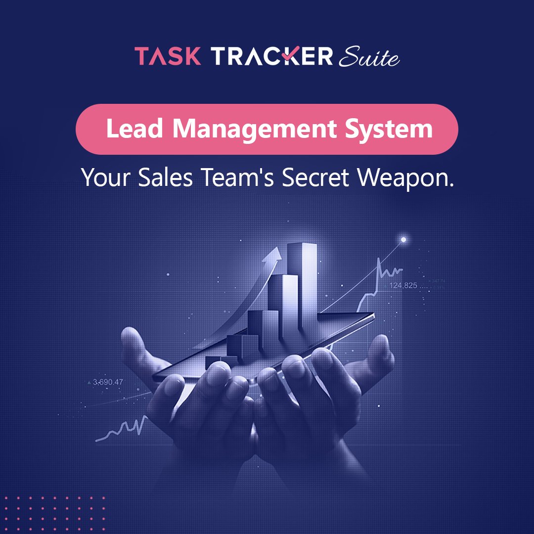 trackersuite_ai's tweet photo. Unlock the secret to faster deal closures and revenue growth. Streamlining your sales process with a lead management system. 
But where to start? 

That's what our latest blog post is about. Click here https://t.co/pXf3Ruwcl1.

#tasktracker #salestracker #leadmanagementtool https://t.co/odiq0qmyPK