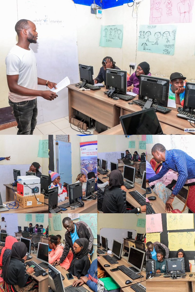 mpi_kenya's tweet photo. Our computer,entrepreneurship, videography &amp; photography classes in session. 
#skilldevelopment 
Our beneficiaries have been able to gain skills to improve their marketability and make them more relevant to the current demands of the job market.
#DigitalSkills 
#entrepreneurship https://t.co/lEbNja4lt4