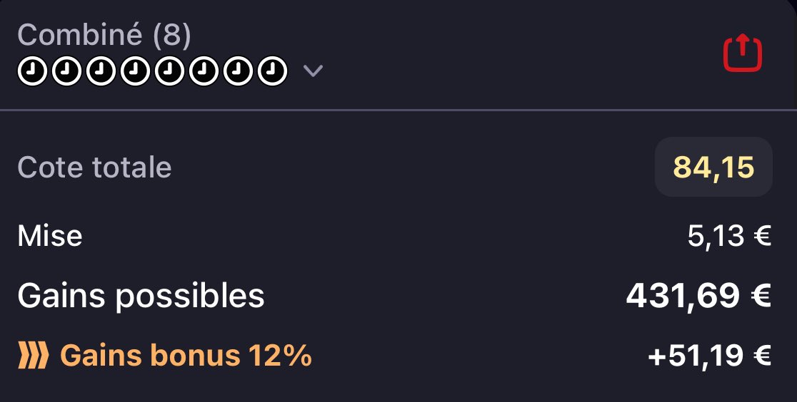 LPronosL's tweet photo. DU MONDE DE CHAUD POUR LES 2 COMBINÉS DU JOUR ? 🔥🤑

📊 @10.00 ⚡️

📊 @84.00 💥

50 RT ♻️ &amp; 500 ❤️ ET JE BALANCE ! 😏

#TeamParieur #Pronos https://t.co/HZL6aGCTtY