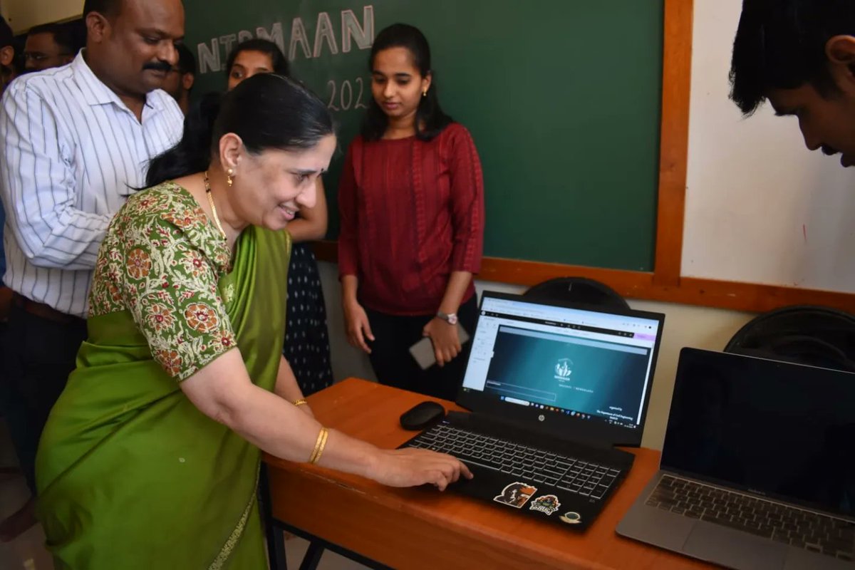 Nirmaanbmsce's tweet photo. An unforgettable celebration of tradition and technology!
 Our Nirmaan Pooja and Website Launch were a resounding success. 
A heartfelt thank you to our dedicated faculty for their unwavering support.
#letsnirmaan #dreamnirmaan #civilengineering #bmsce #techfest #nirmaanisce23 https://t.co/KdFJTdajd5