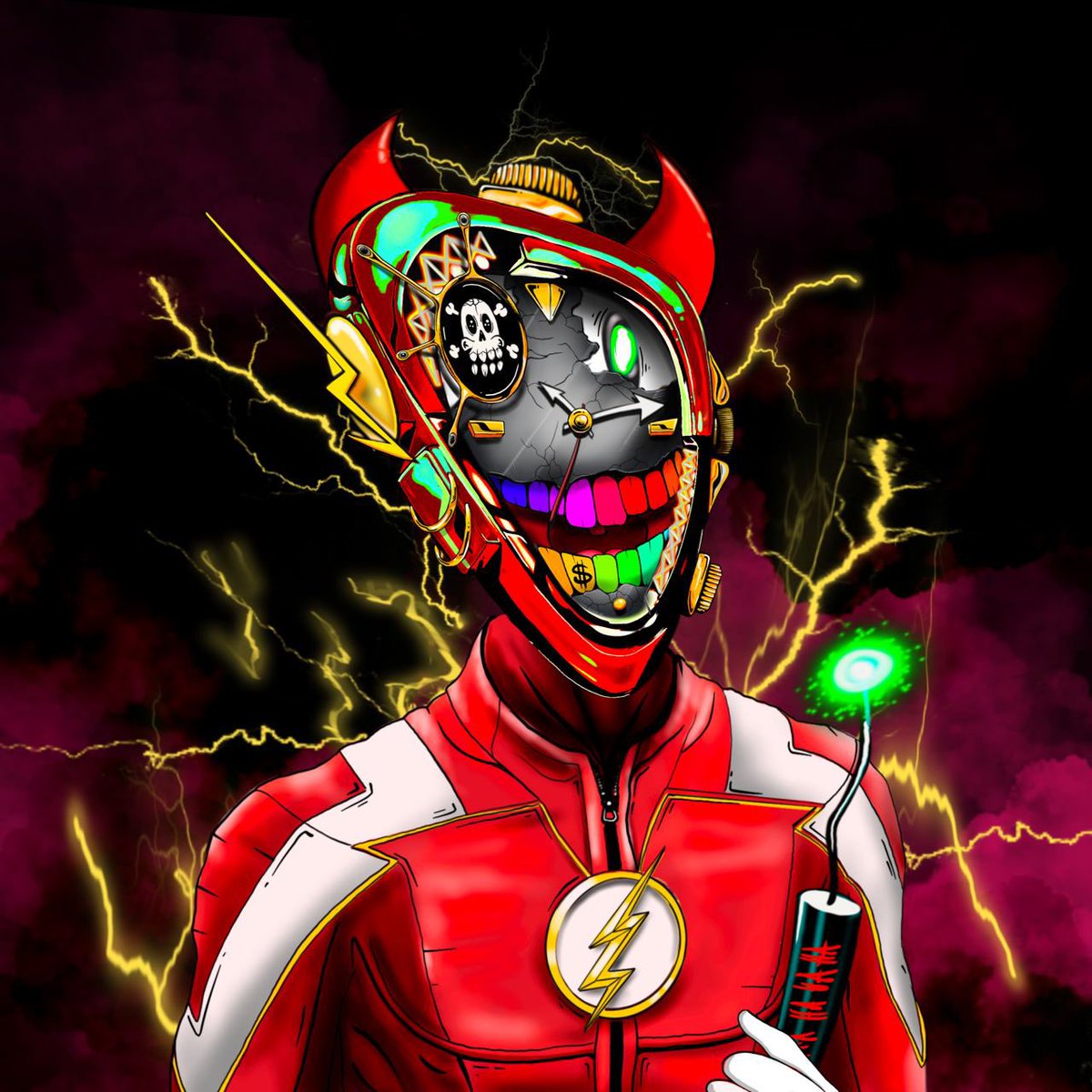 AcideArt's tweet image. Feel like Flashman today 😅 #flashman #heros #nakamigos