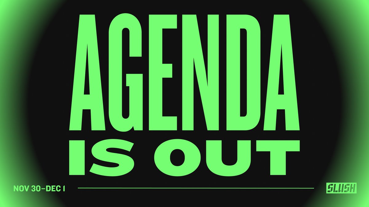 The agenda for Slush 2023 is out, and trust me, it’s incredibly good. A tweet won’t do justice for it, so you’ll have to go and take a look yourself. Do it here: platform.slush.org/slush23/stage-…