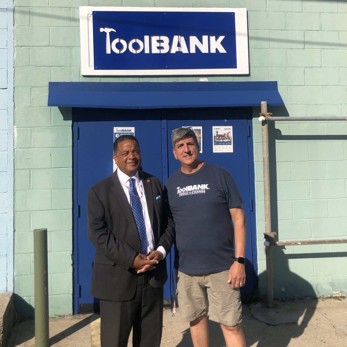 Check out more pictures from Councilman Eugene Green's New Orleans #ToolBank visit. Program Manager David showed off our tools to the city councilman and explained the benefits for charitable organizations to utilize our inventory in the community. Thank you, Councilman Green!