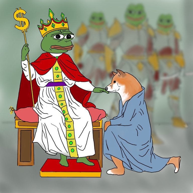 taking the dogs for a morning walk $PEPE