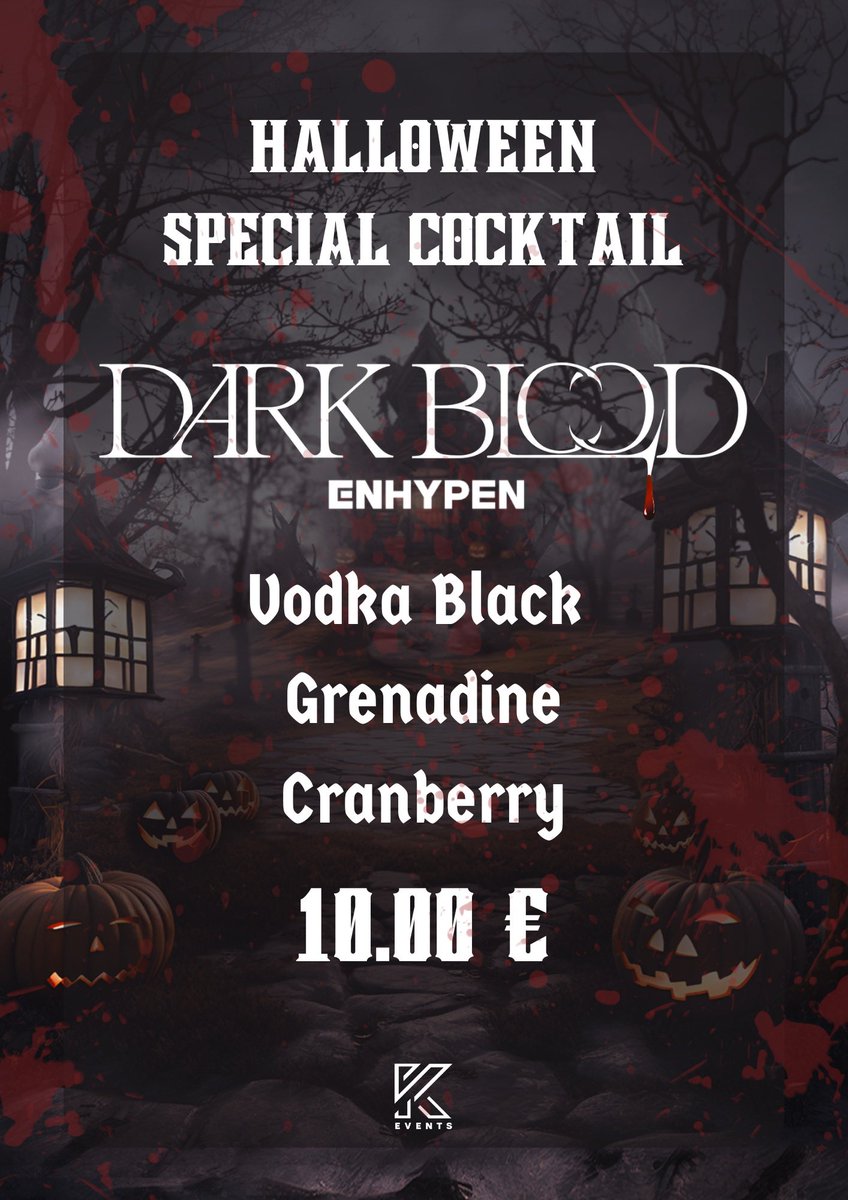 kevents_fr's tweet image. Pour Halloween on vous a préparé un cocktail à vous glacer le sang. 🧛🏽
#kevents #kparty #kpop #ENHYPEN  #Halloween