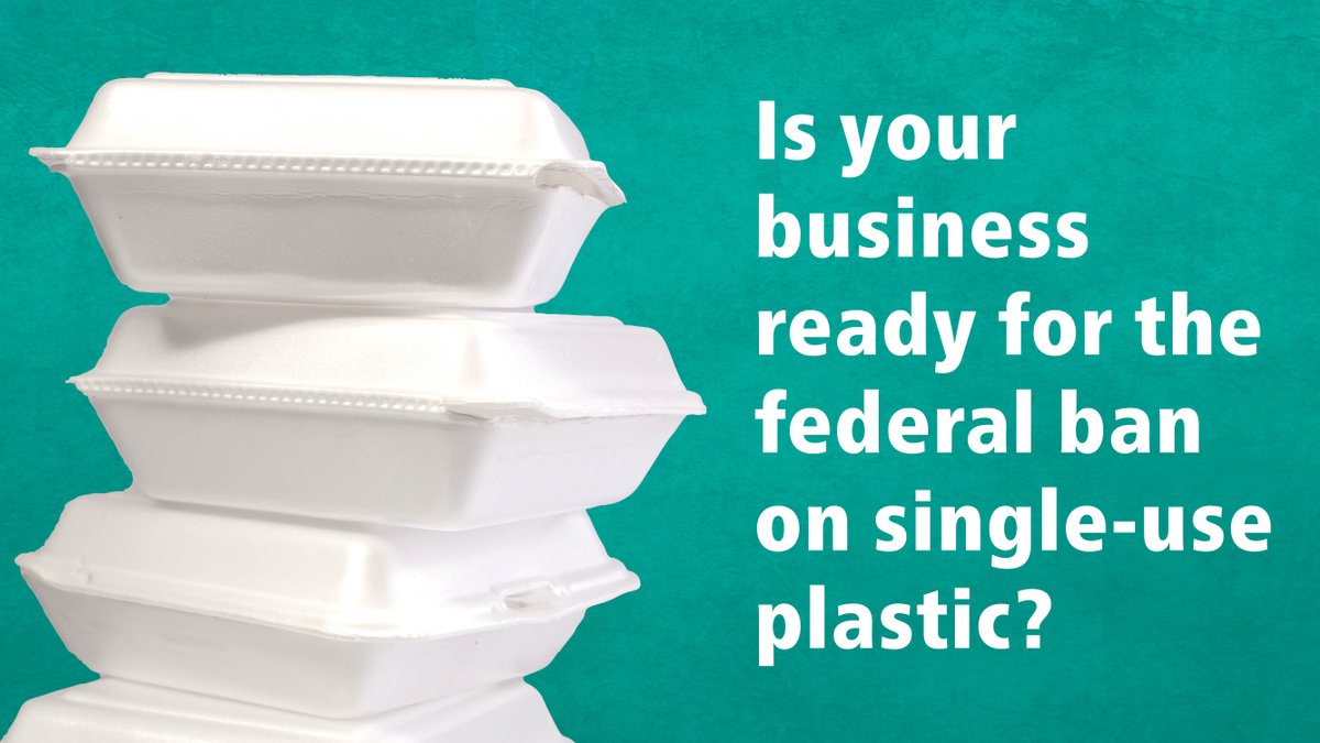 Attention business owners! Are you ready? The federal ban on #single-use plastics 🚯 takes effect on December 20, 2023. Find helpful business resources at york.ca/ReduceWaste
#yrwaste #zerowaste #saynotoplastic #plastic #reuse #litter #plasticfreejuly