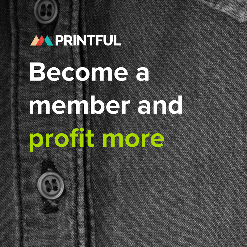 Printful's tweet photo. Get up to 30% lower prices, product branding discounts, and other benefits! Get your key to success: the Printful Growth membership.