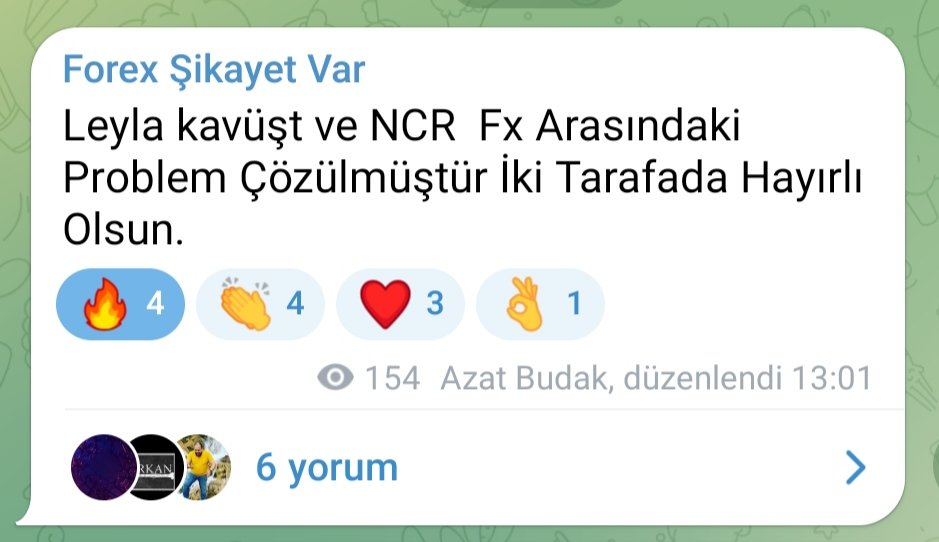 YENİ ÇÖZÜM ✅ 🔷FİRMA İSMİ: LEYLA KAVÜŞT✅ 🔷 ŞİKAYETÇİ: NCR FX✅ 🔷NOT : Yatırımcının mağduriyeti giderildi. Firmaya İyi niyetinden dolayı teşekkürler 🔷 #forex #forexşikayet #BORSA #SONDAKİKa #BTC    #binance   #Crypto