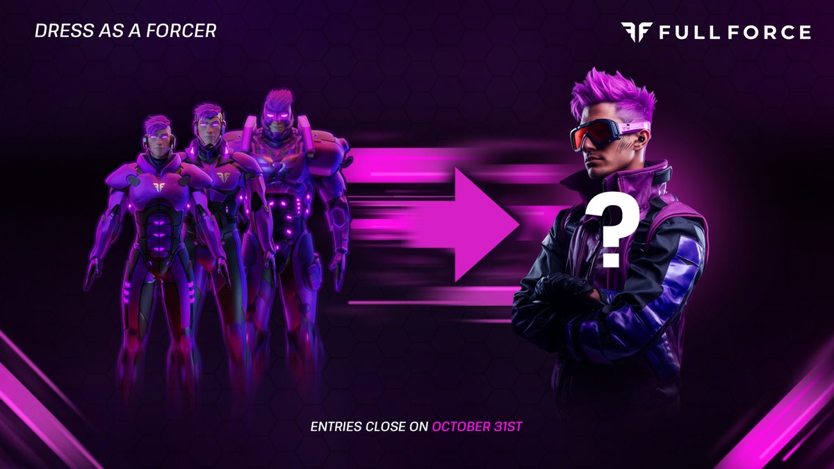 🎃 Full Force Halloween Special! 🎃

Hey Forcers! Ready for a thrilling challenge? Dress up inspired by the Full Force universe, snap a pic, and share on Twitter. Remember to tag us! 

More info below ⤵️