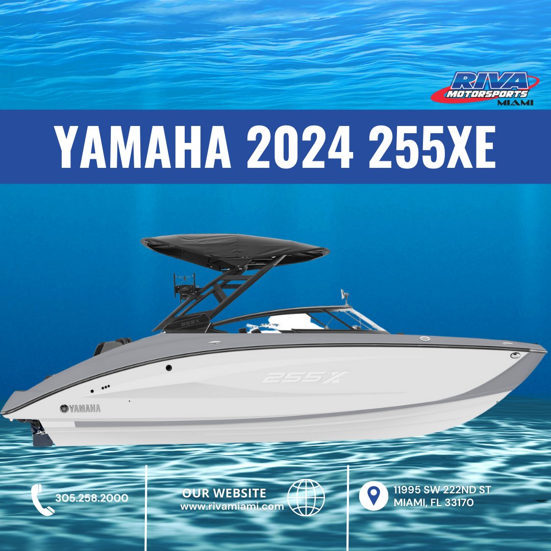 RivaMiami's tweet photo. Coming soon the 2024 Yamaha 255XE - the epitome of performance and luxury on the water. 🌊🚤 https://t.co/MW6qkPyIS7