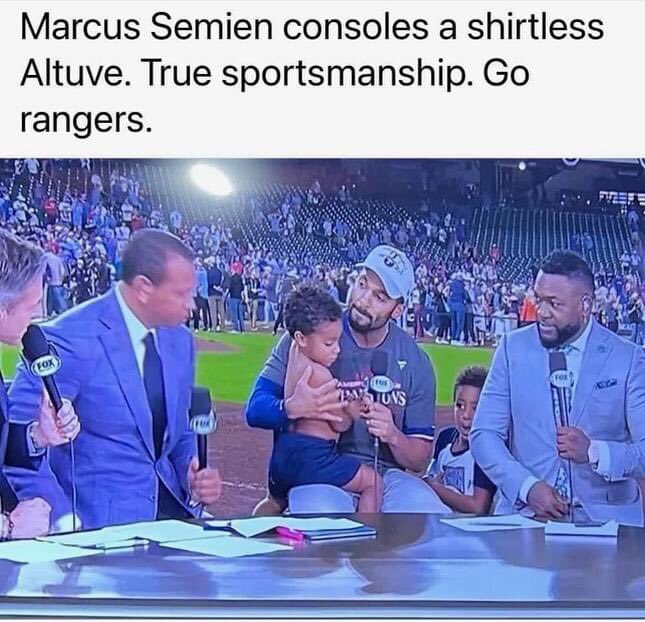 DestinationMode's tweet image. It’s not funny!!!!!

Ok, yeah it is……

#astros #ALCS #texas #Rangers #MLB #WorldSeries