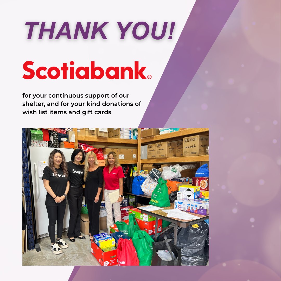 Thank you Scotia Bank! 
#community support #shelter #womenshelter #charitylove #yellowbrickhouse