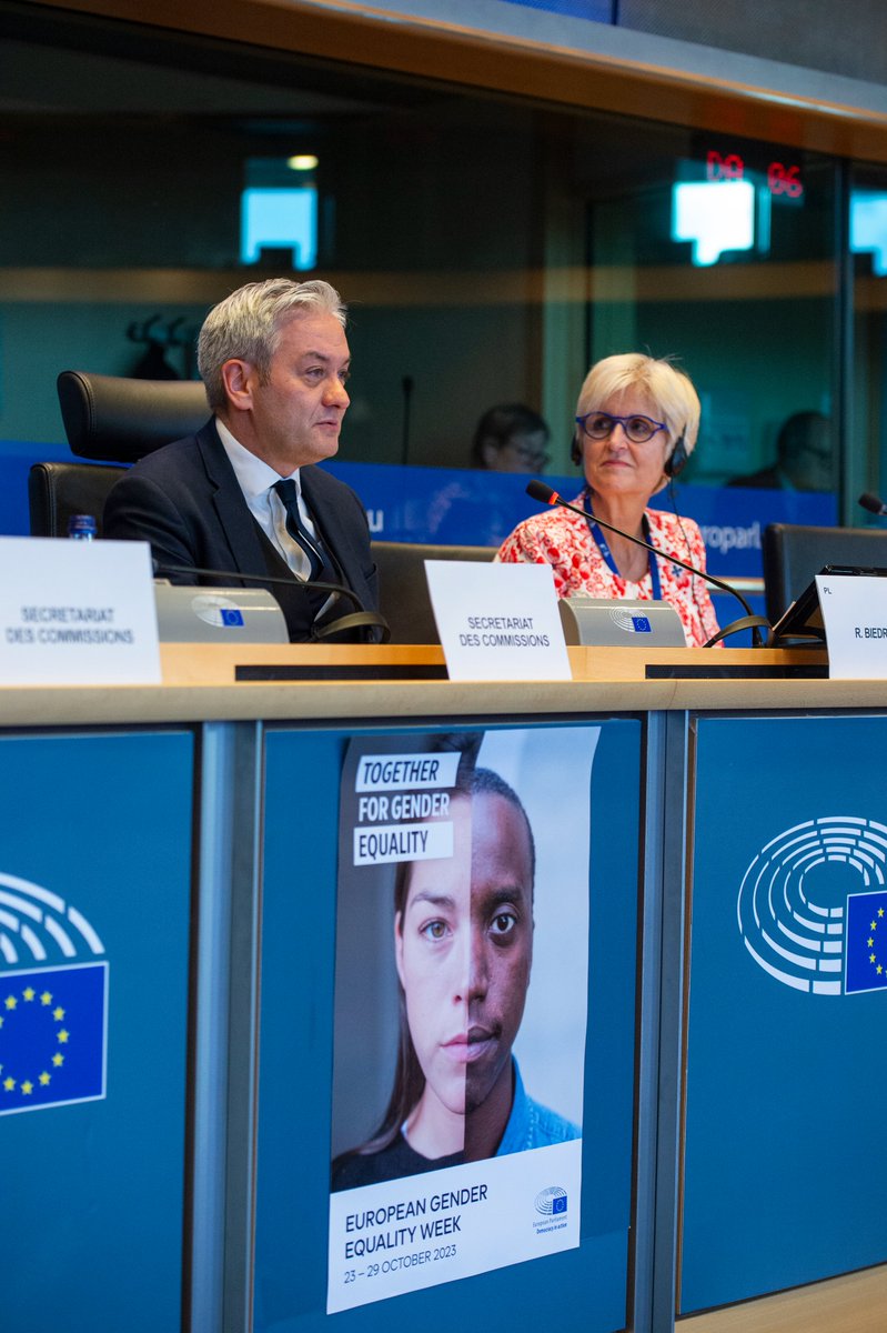 'Despite clear benefits, a significant share of caregivers and care recipients in the EU still struggle to access all the formal care services they need.' Yesterday, EIGE's Director @CarlienScheele unveiled the findings of the Gender Equality Index 2023 at the @EP_GenderEqual.