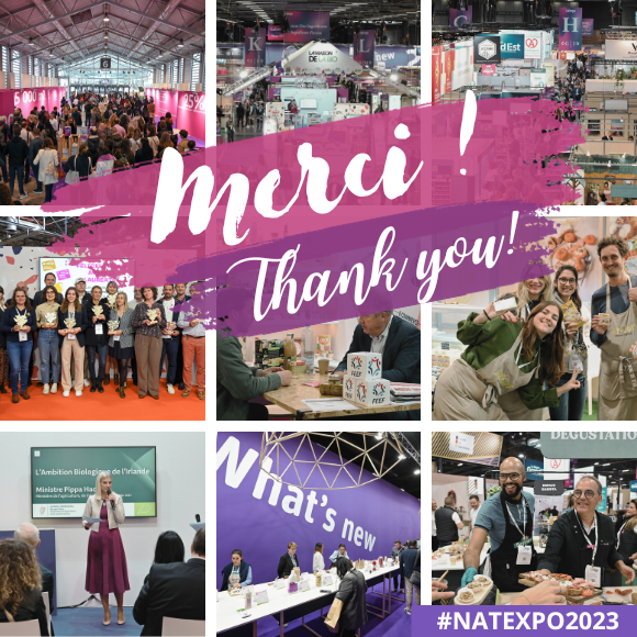 👏 Clap de fin pour #Natexpo2023 ! 
Un grand merci à tous, exposants, visiteurs, partenaires, professionnels de la bio, d'avoir contribué au dynamisme de cet évènement fédérateur, résolument tourné vers l'avenir.  À l'année prochaine ! #Natexpo2024