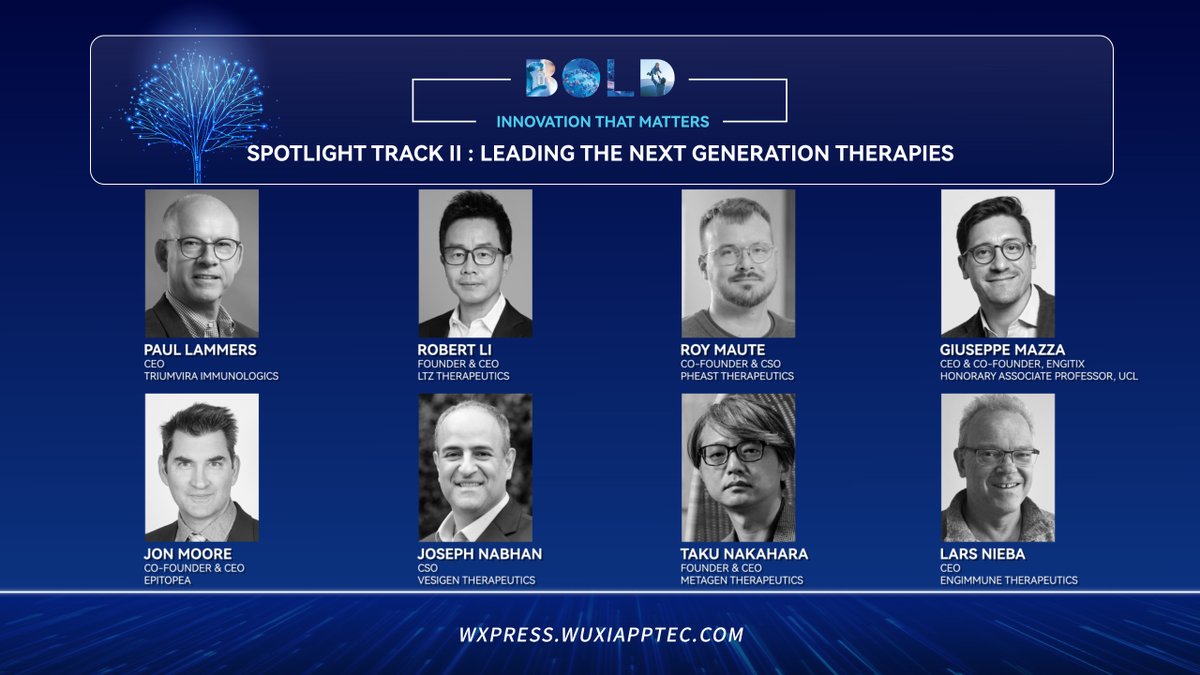 Triumvirainc's tweet photo. #TuneIn tomorrow to listen to Paul Lammers, CEO of Triumvira, as he speaks at the new online episode โBOLD Innovation That Matters: Ep IVโ by @WuXi_AppTec.
#TakeBOLDAction #innovation
Save the link -> https://t.co/KGeuAhTdT8 https://t.co/xDn61wnSrP