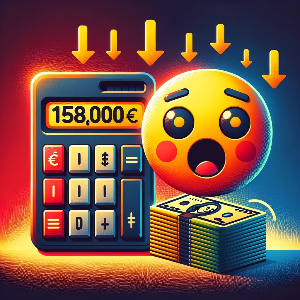 "Papá, si las tasas son del 4% y pido prestados 100.000€, debería devolver 104.000€ al banco, ¿verdad?

Aunque este razonamiento parezca lógico, te explicaré por qué no solo devolverás 4.000€ en intereses, sino más bien...

58.000€. 🥶

🧵 Te lo explico en 2 minutos.