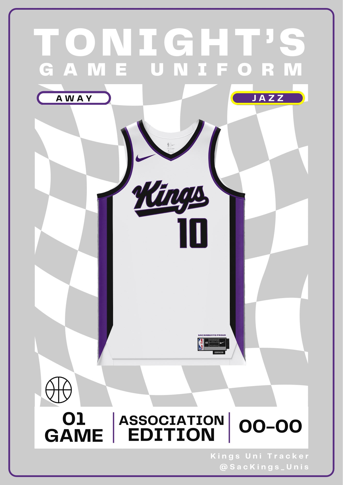 sac kings jersey concept｜TikTok Search