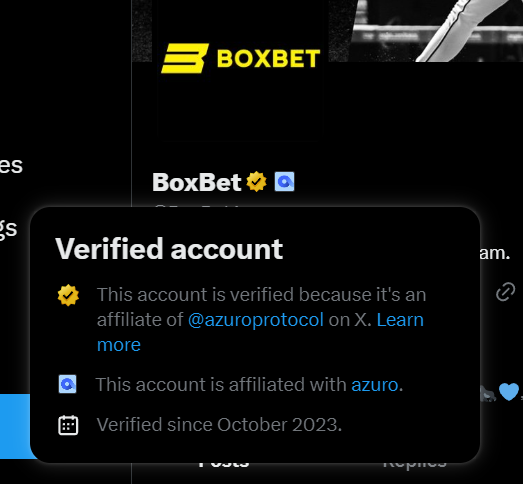 Aped BoxBet $BXBT which I should have wayyyyy earlier but either way I think it will defiantly see 1m at a minimum. They are an affiliate of Azure Protocol. Solid utility play! It's 480k so see if you can find a dip.

BoxBet is a leading decentralised sports betting project,