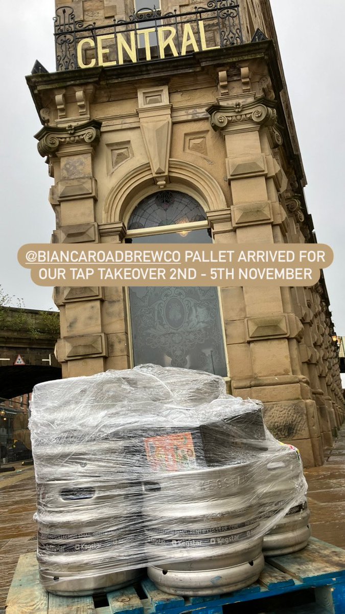 The_Central_Bar's tweet image. The @biancaroad pallet has arrived for our/their tap takeover 2nd - 5th November!
Soooo looking forward to this!