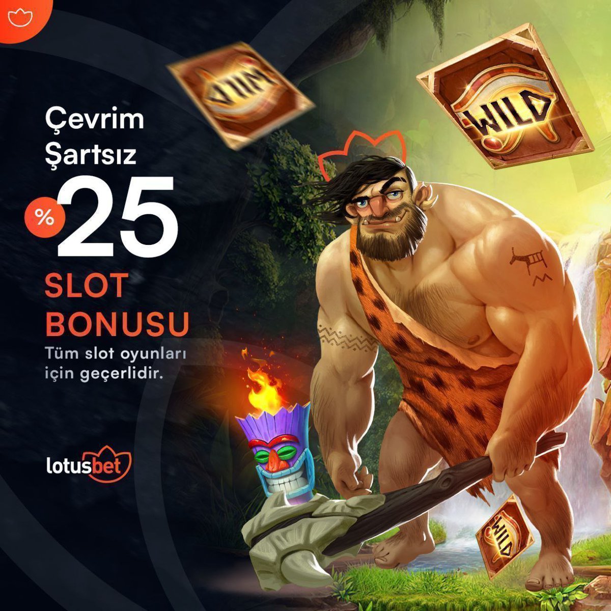 LotusbahisTr's tweet photo. 🎰ÇEVRİMSİZ %25 SLOT BONUSU

🎁 LotusBet'te ilk yatırıma %25 Çevrimsiz Slot bonusundan yararlanabilirsiniz.

⭐ En avantajlı kampanyaların adresinde Slot oyna.

🔮 Hayallerine giden yolu yakala!

▶️ https://t.co/SLcx0elKVC https://t.co/neSHg62lkY
